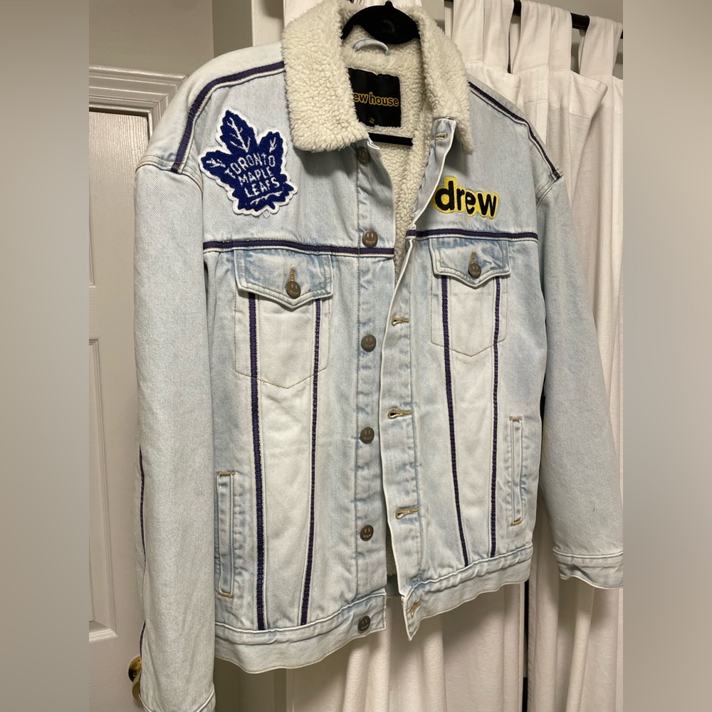 Leafs/Justin Bieber Sherpa Jacket